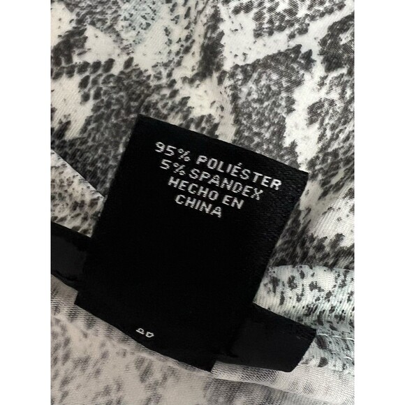 Nue Options Blouse Plus Size XXL Multicolored Snakeskin Pattern Knit Work Top - Picture 9 of 10